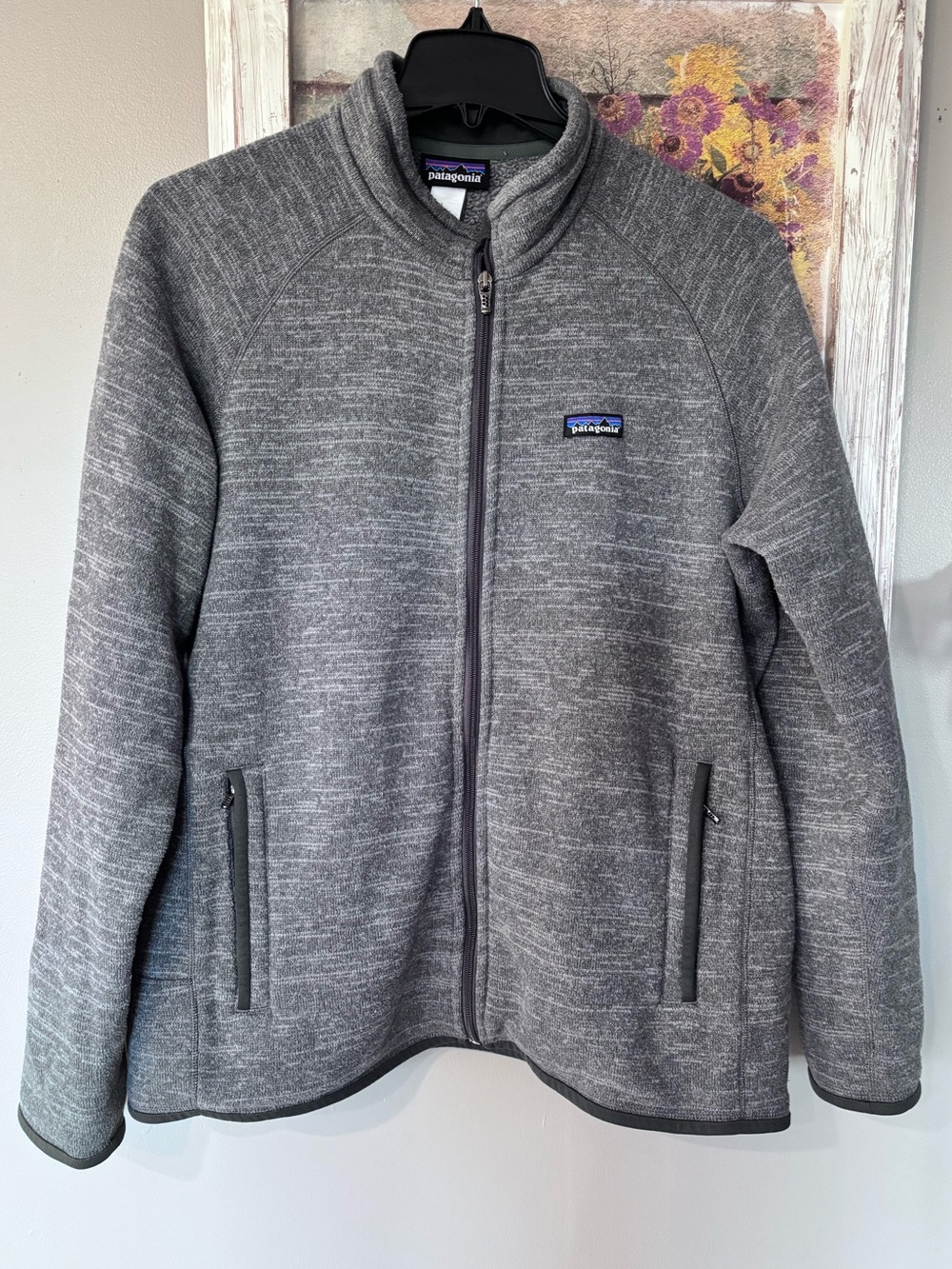 Patagonia Women’s Better Sweater Full Zip Heather Gray Large